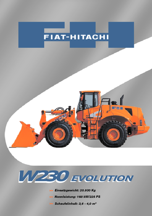 Utovarivači na kotačima Fiat-Hitachi W 230