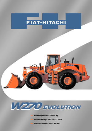 Utovarivači na kotačima Fiat-Hitachi W 270