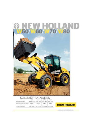 Utovarivači na kotačima New Holland W 70