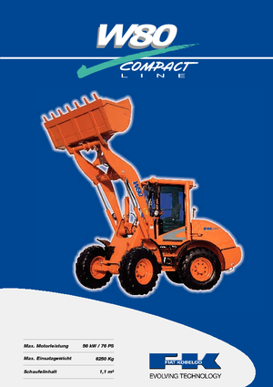 Utovarivači na kotačima Fiat Kobelco W 80