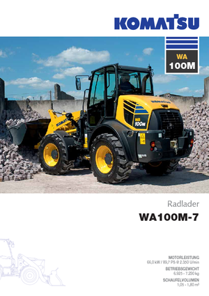 Utovarivači na kotačima Komatsu WA100M-7