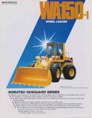 Utovarivači na kotačima Komatsu WA 150-1