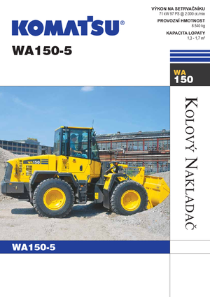Utovarivači na kotačima Komatsu WA150-5