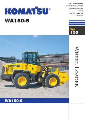 Utovarivači na kotačima Komatsu WA150-5