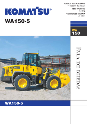 Utovarivači na kotačima Komatsu WA150-5