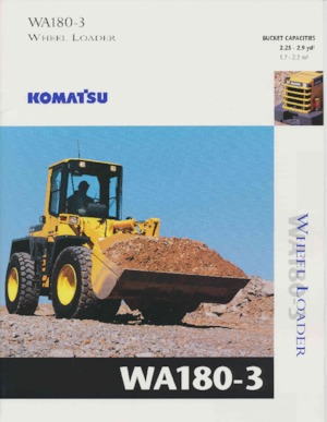 Utovarivači na kotačima Komatsu WA 180-3