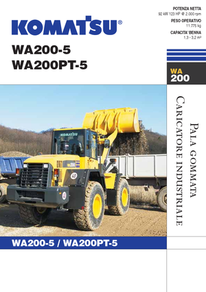 Utovarivači na kotačima Komatsu WA200PT-5