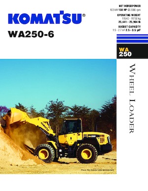 Utovarivači na kotačima Komatsu WA 250-6