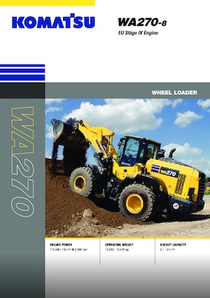Utovarivači na kotačima Komatsu WA270-8E0