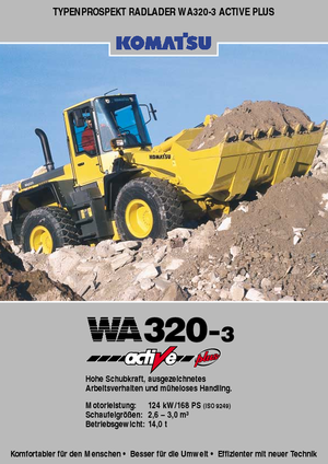 Utovarivači na kotačima Komatsu WA320-3 active Plus