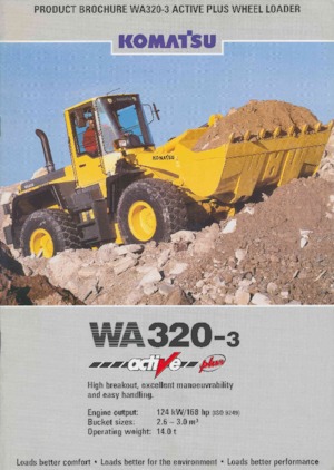 Utovarivači na kotačima Komatsu WA 320-3