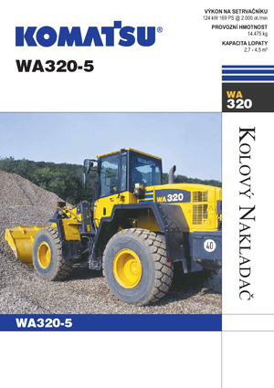 Utovarivači na kotačima Komatsu WA320-5
