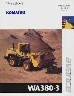 Utovarivači na kotačima Komatsu WA 380-3