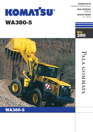 Utovarivači na kotačima Komatsu WA380-5
