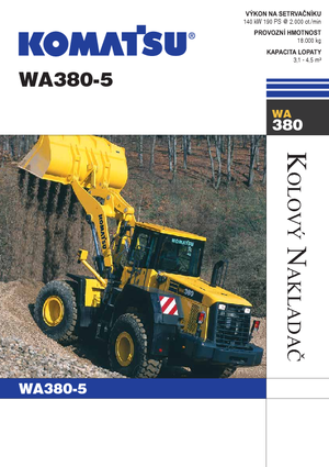 Utovarivači na kotačima Komatsu WA380-5