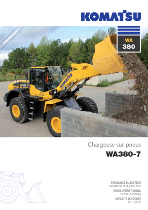 Utovarivači na kotačima Komatsu WA380-7