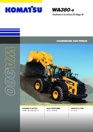 Utovarivači na kotačima Komatsu WA380-8E0