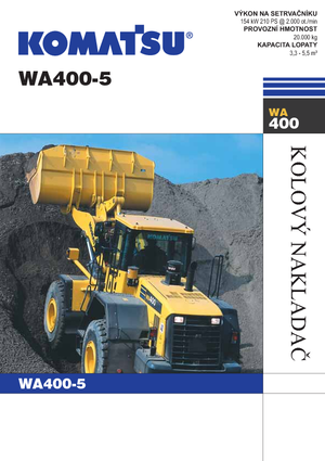 Utovarivači na kotačima Komatsu WA400-5