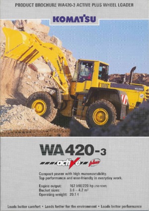 Utovarivači na kotačima Komatsu WA 420-3