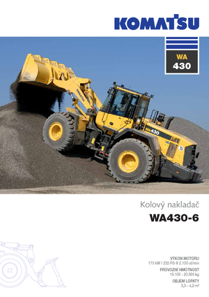 Utovarivači na kotačima Komatsu WA430-6E0
