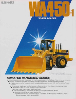 Utovarivači na kotačima Komatsu WA 450-1