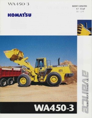 Utovarivači na kotačima Komatsu WA 450-3