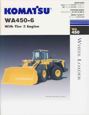 Utovarivači na kotačima Komatsu WA 450-6