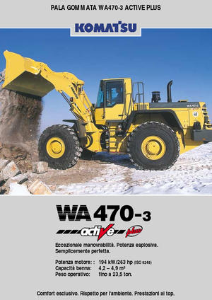 Utovarivači na kotačima Komatsu WA470-3 active Plus