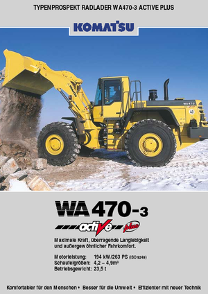 Utovarivači na kotačima Komatsu WA470-3 active Plus