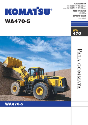 Utovarivači na kotačima Komatsu WA470-5