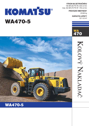 Utovarivači na kotačima Komatsu WA470-5