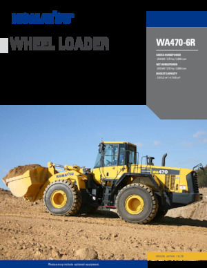 Utovarivači na kotačima Komatsu WA 470-6R