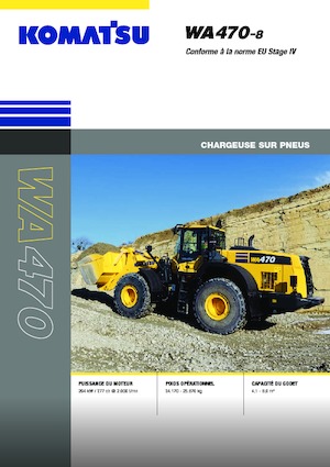 Utovarivači na kotačima Komatsu WA470-8E0