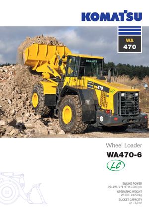 Utovarivači na kotačima Komatsu WA470LC-6