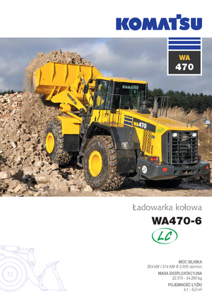 Utovarivači na kotačima Komatsu WA470LC-6