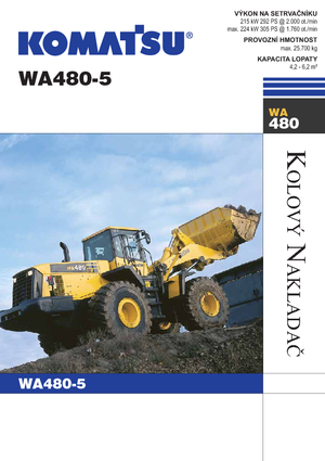 Utovarivači na kotačima Komatsu WA480-5