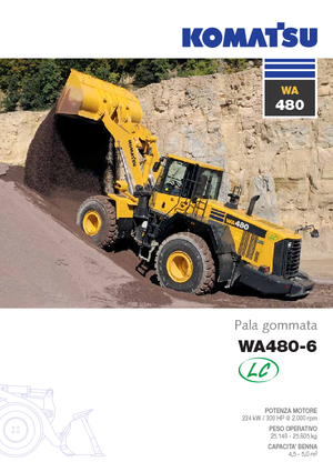 Utovarivači na kotačima Komatsu WA480-6