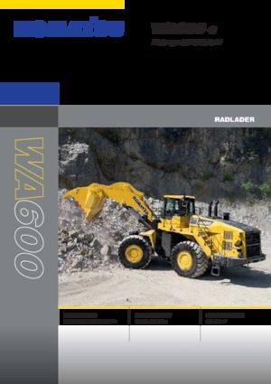 Utovarivači na kotačima Komatsu WA600-8E0