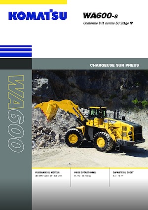 Utovarivači na kotačima Komatsu WA600-8E0