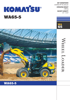 Utovarivači na kotačima Komatsu WA65-5