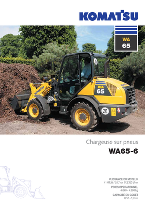 Utovarivači na kotačima Komatsu WA65-6