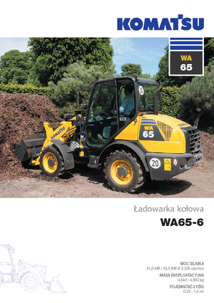 Utovarivači na kotačima Komatsu WA65-6