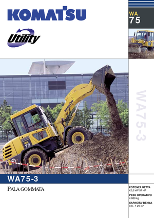 Utovarivači na kotačima Komatsu WA75-3 Fleet