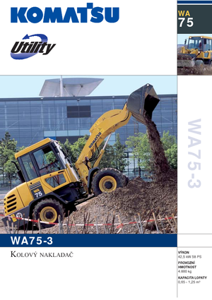 Utovarivači na kotačima Komatsu WA75-3 Fleet