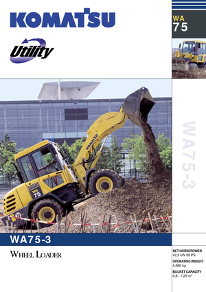 Utovarivači na kotačima Komatsu WA75-3 Fleet