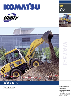 Utovarivači na kotačima Komatsu WA75-3 Fleet