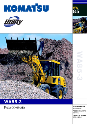 Utovarivači na kotačima Komatsu WA85-3
