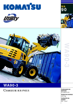 Utovarivači na kotačima Komatsu WA90-3