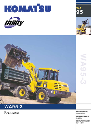 Utovarivači na kotačima Komatsu WA90-3