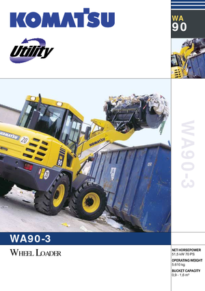 Utovarivači na kotačima Komatsu WA90-3